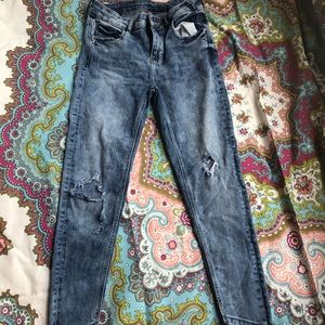 ZARA distressed jeans